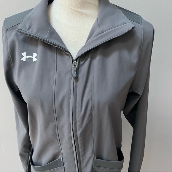 Under Armour Women's Graphite Pre-Game Woven Jacket  size XS - Picture 11 of 12